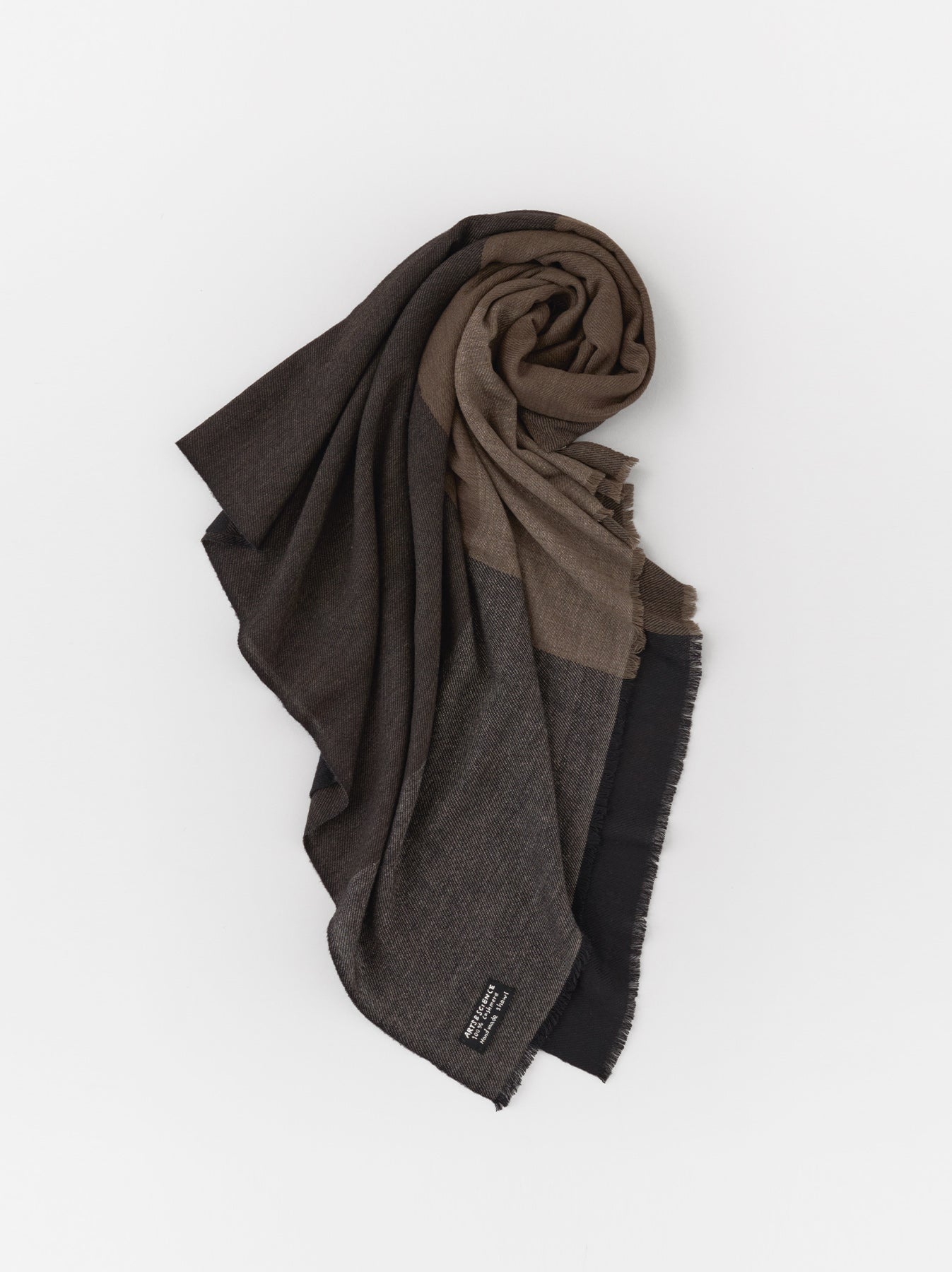 ARTS&SCIENCE cashmere tassel shawl ストール-