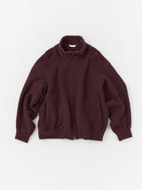 Stand collar simple cardigan