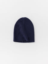 Simple rib knit cap