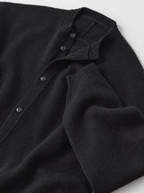 Back line crew neck cardigan