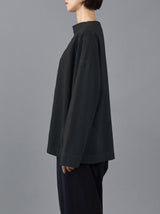 Stand collar box shirt