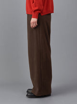 Dart front wide pant