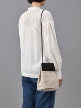 Oval lantern shoulder bag mini