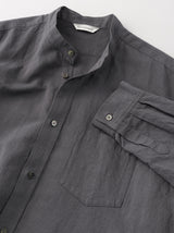 Band collar standard shirt