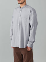 Band collar standard shirt