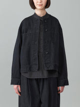 No collar short jacket