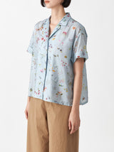 Open collar shirt narrow fit