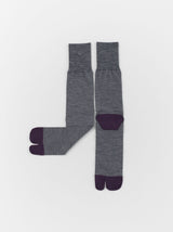 Combi color tabi socks (Men's)
