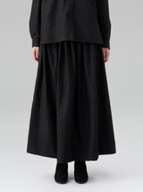Draw string gather skirt