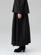 Draw string gather skirt