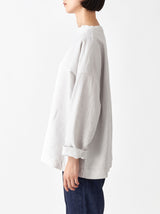 Stand collar box shirt