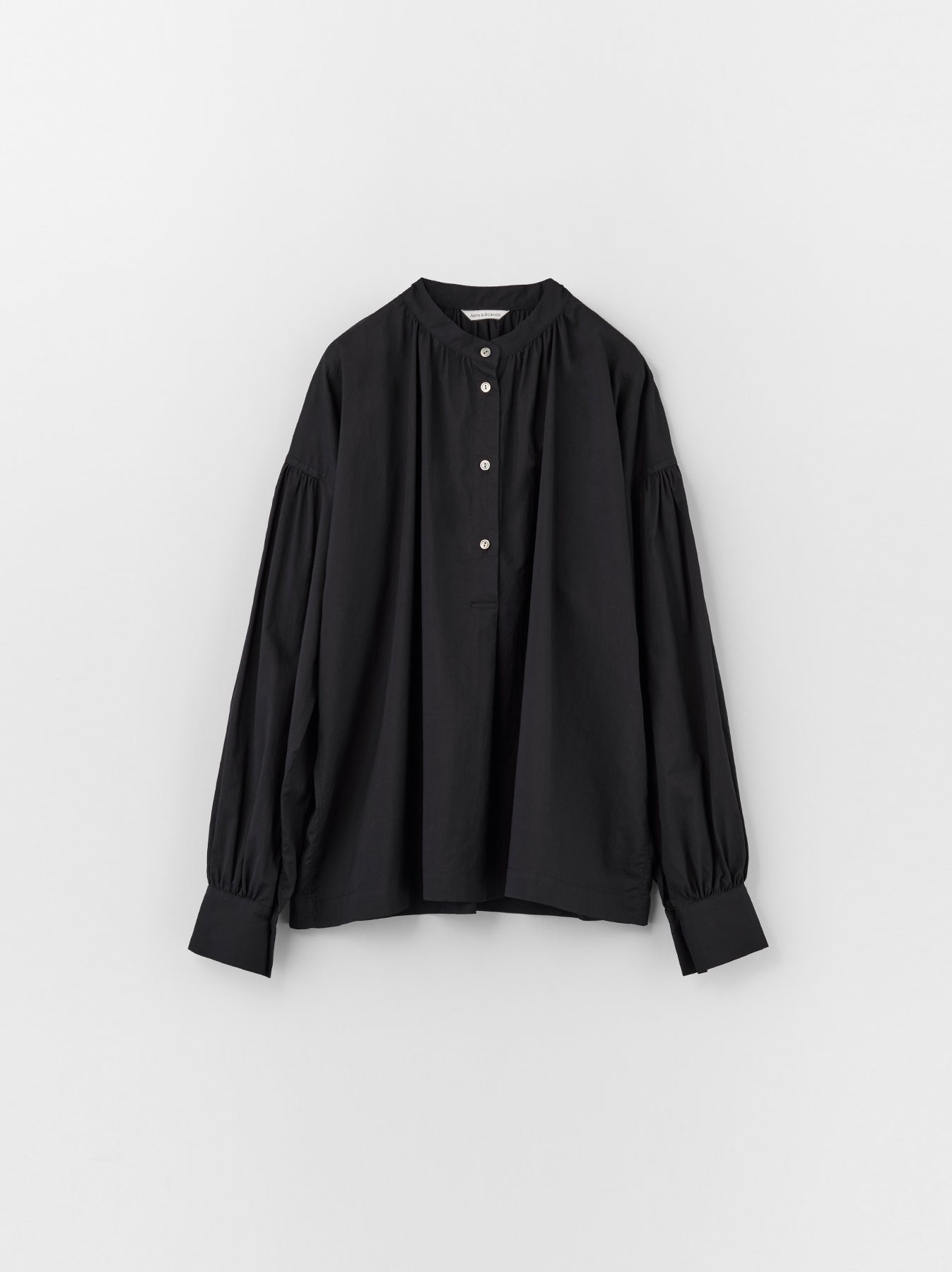 Button front gather blouse – ARTS&SCIENCE ONLINE SELLER intl.