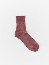 Rib short socks (Women's)