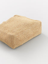 Raffia hand bag M (S270/ MONO/ CR)