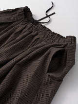 Draw string gather skirt