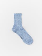Rib short socks (Women's)