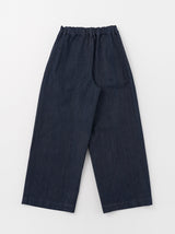 Front darts wide pants elastic