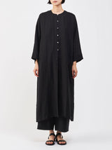 Side slit flat coat