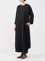 Side slit flat coat