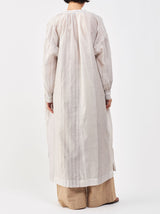 String gather long dress