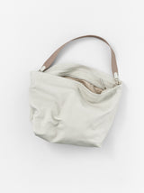 Zip laundry shoulder bag