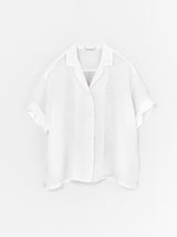 Open collar shirt narrow fit