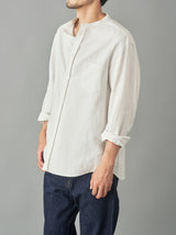 No-collar fake shirt