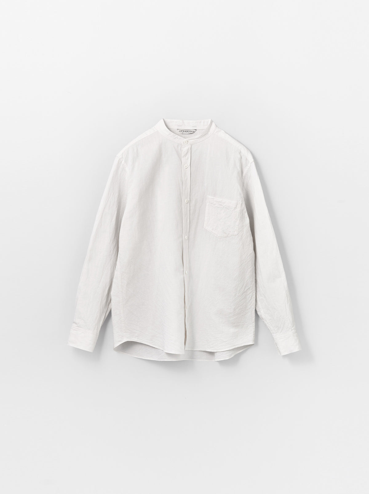 トップス ARTS&SCIENCE 22AW No collar std shirt ARTS&SCIENCE 22AW No collar std shirt