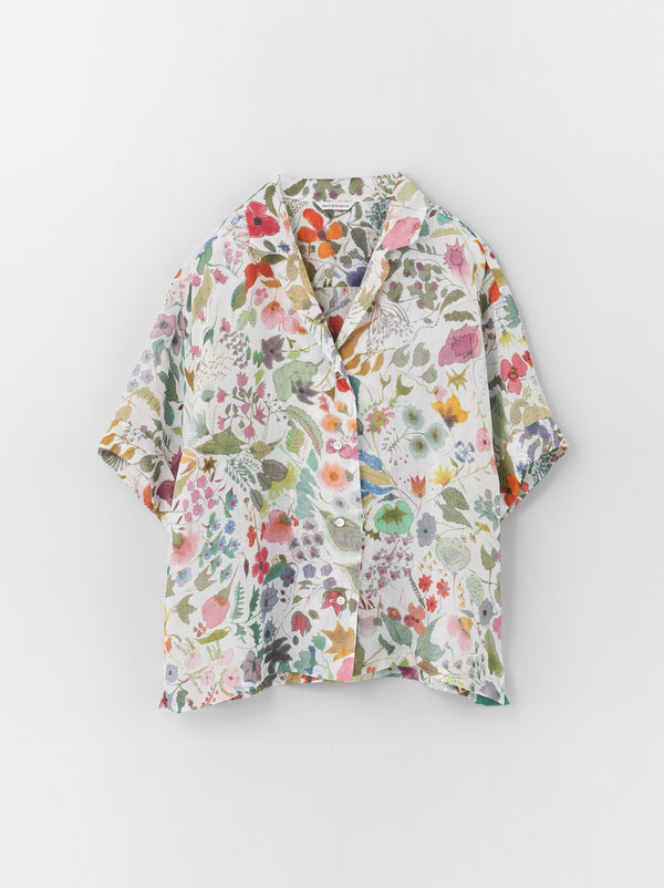 Open collar shirt