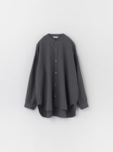 Band collar simple shirt