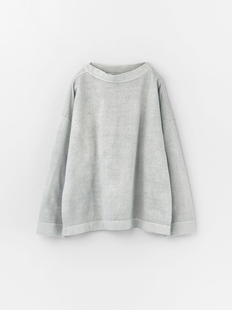 Stand collar box shirt