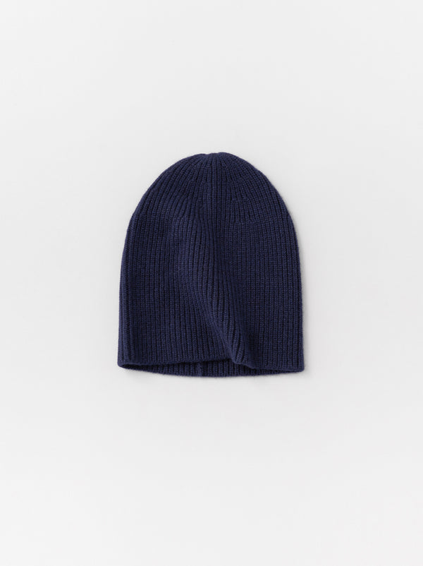 Simple rib knit cap