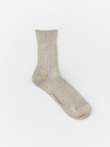 Rib short socks (Men's)