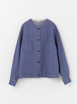 No collar short jacket