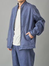 Stand collar work blouson 2