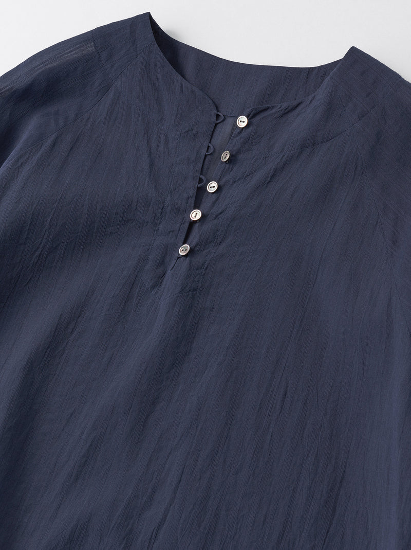 Front button raglan dress