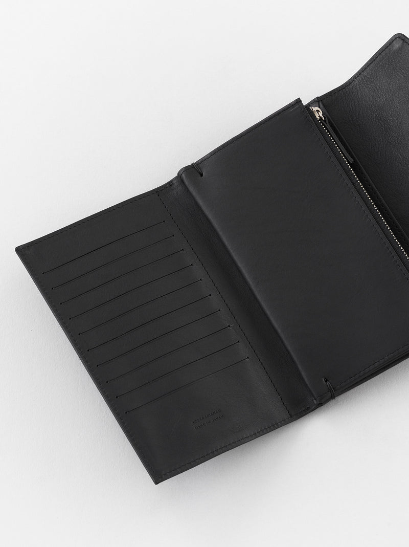 Flap bi-fold wallet