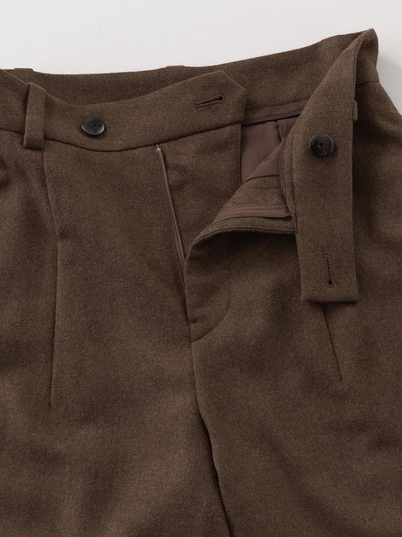 Dart front wide pant