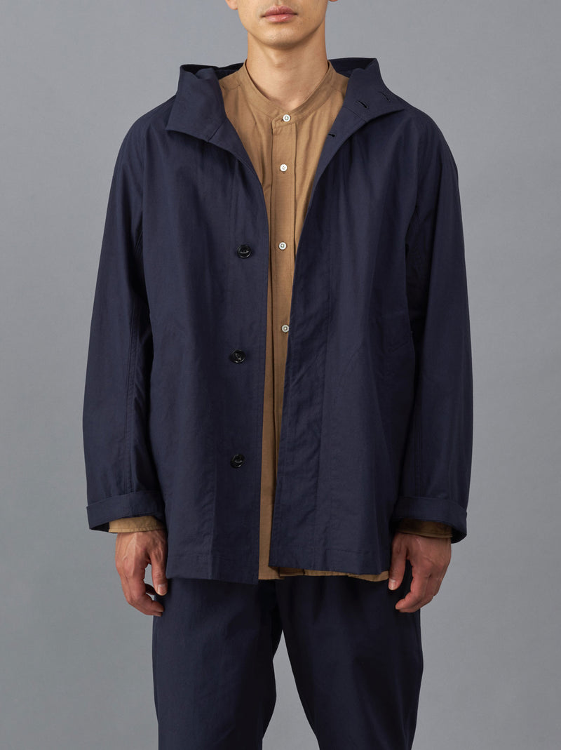 Hooded short coat