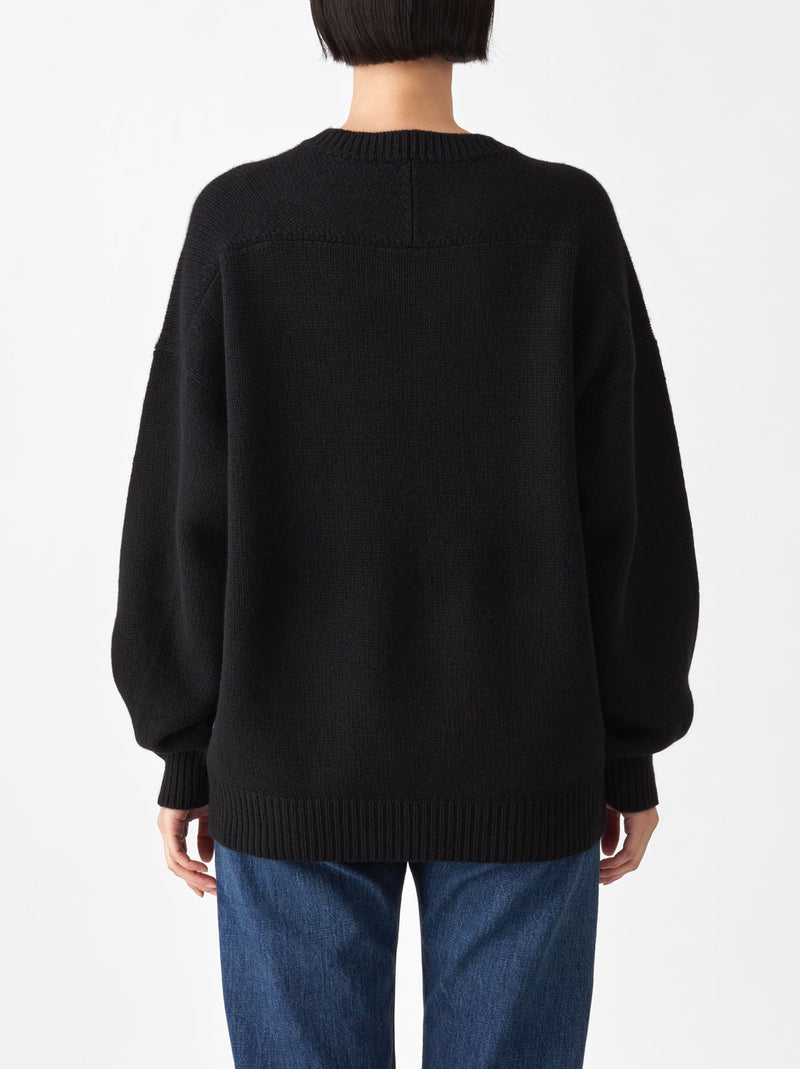 Back line sweater