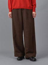 Dart front wide pant