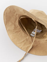 Wide brim plain hat 2