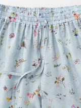 Front string wide pants
