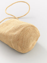 Raffia bucket shoulder bag (S007/ MONO/ CR)