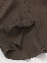 Bulky box shirt dress