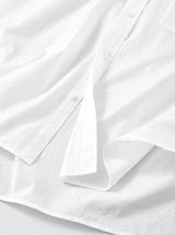 Band collar standard shirt