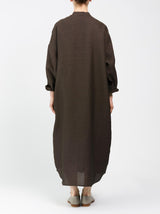 Bulky box shirt dress