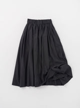 Side tuck gather skirt