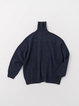 Bulky sleeve back line sweater