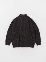 Bulky sleeve v neck cardigan